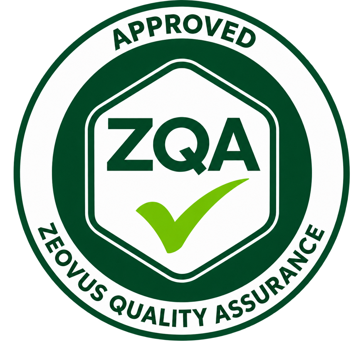 Zeovus Quality Assurance Seal